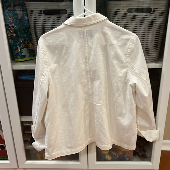 Everlane White Utility Jacket - Picture 5 of 7